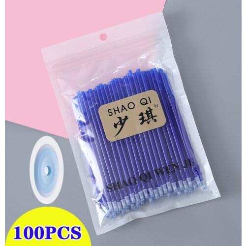 100Pcs/set Erasable Pen Refills Rod Set Magic Replaceable Washable Handle Pen Refill Core School Office Writing Tool Stationery