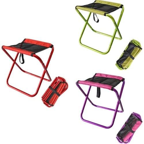 Portable Durable Outdoor Folding Chair Outdoor Folding Thickened Oxford Cloth Chair Stool Seat with Bag