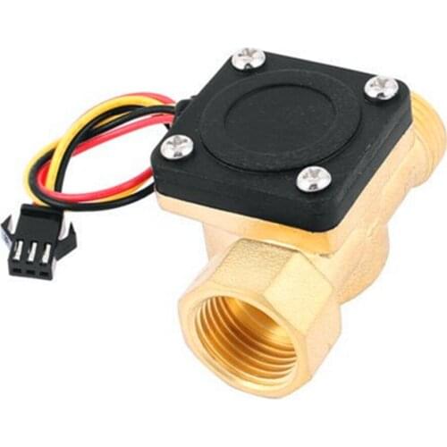 1 Pc G1/2" Thread Hall Effect Water Flow Sensor Switch Flowmeter 1-30L/min 65mm Long