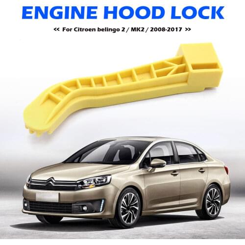 Car Vehicle Hood Bonnet Lock Catch Replacement Handle for Peugeot Partner Citroen Berlingo 2008-2017 7934E7 Auto Accessories