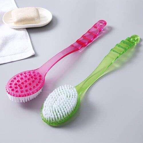 Long handle soft hair bath brush bath towel adult back mud scrub back bath brush