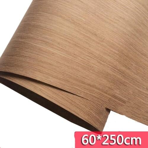 Technical Veneer Sliced Wood Engineering Veneer E.V. Light Coffee 60x250cm Tissue Backing 0.2mm thick Q/C