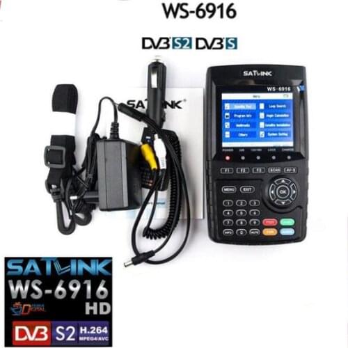 Satlink ws6916 satfinder satlink ws-6916 DVB-S2 Satellite Finder Satellite meter MPEG-2/MPEG-4 ws-6916