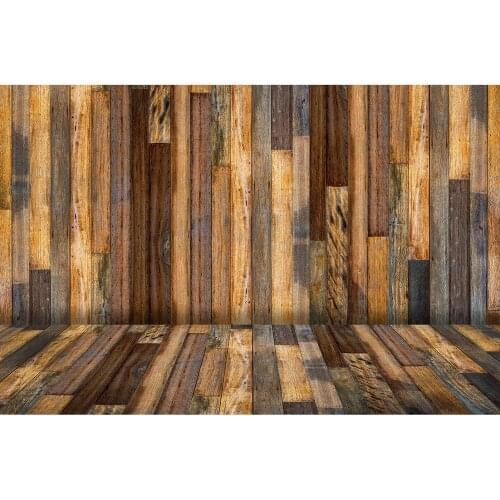 Wooden Texure Wall Floor Photography Background Vinyl Cloth Backdrop for Children Baby Portrait Pets Toy Photoshoot Fond Photo