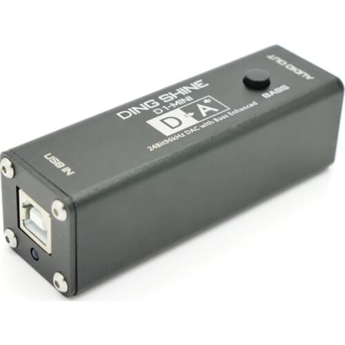 D1 MINI VI1620A HIFI USB DAC audio headphone amplifier Decoder PC external sound card 24Bit 96KHZ Bass enhanced