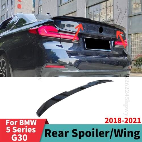 Roof Rear Spoiler Wing High Quality Trunk Spoiler Racing Boot Lip Tail Air Deflector For BMW 5 Series G30 2018 2019 2020 2021
