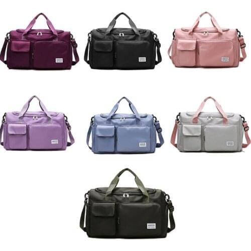 Womens Large Capacity Travel Bag Wet And Dry Separation Yoga Bag Sports Bags Multifunction Hand Travel Weekend Package