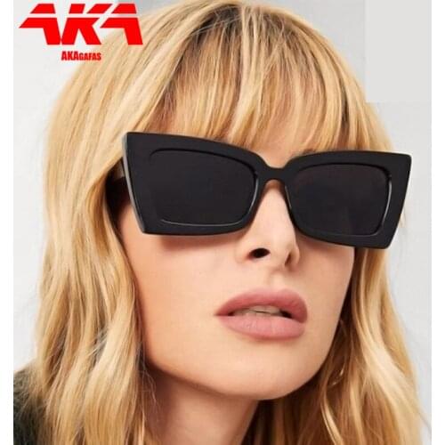 AKAgafas 2021 Sunglasses Women Butterfly Frame Square Women Sunglasses Vintage Shades for Personality Glasses Gafas De Sol Mujer