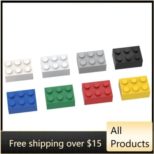 10PCS MOC Compatible Assembles Particles 3002 2x3 For Building Blocks Parts DIY Bricks Toys Educational KIds Gift For Children