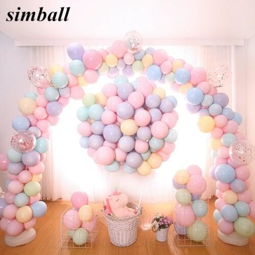 10pcs/lot 10inch 2.3g Latex Balloons Macaron Color Wedding Decoration Baloons Baby Birthday Party Valentines Day Party Balloons
