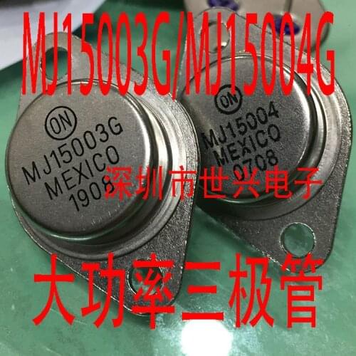 100% New&Original MJ15003G MJ15004G TO-3P140V 20A In Stock