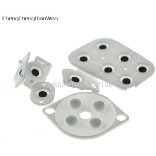 2sets NEW Rubber Repair Replacement Parts for N64 N 64 Controller Joy Pad Silicon Pad Conductive buttons