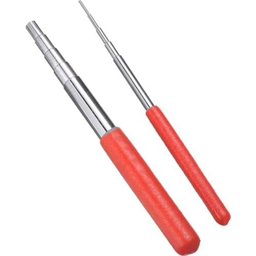 2pcs Stainless Steel Jewelry Mandrel Stick Jewelry Making Wire Work Crafts Tools Jewelry Wrapping Wire Making Tools