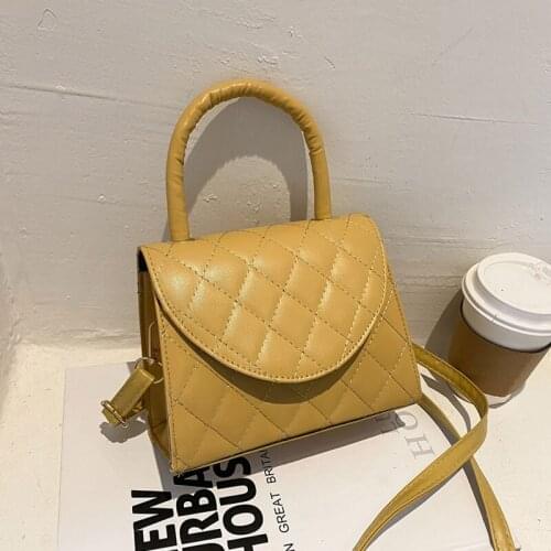 2021 Summer Simple Handbags For Women Brand Retro New Crossbody Bag Womens Casual Small Bag Pu Leather Female Shoulder Bag