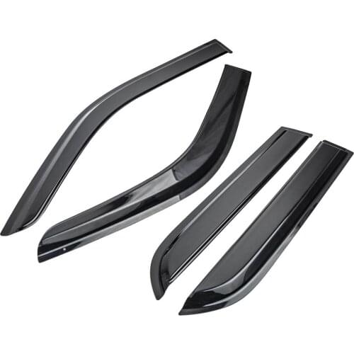 4Pcs New Smoke Window Wind/Rain Vent Deflectors Visors Guard for Ford Escape 2001-2012 Left, Right, Front, Rear