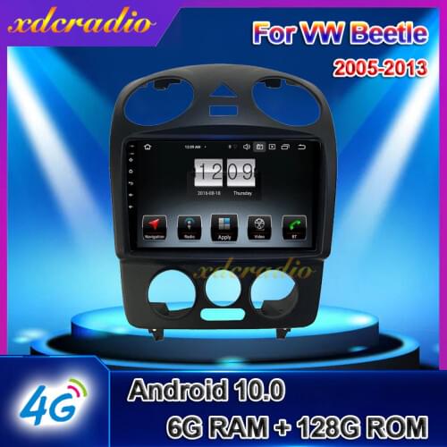 Xdcradio 9 Inch Android 10.0 DSP Car Radio Multimedia Video Player For VW Volkswagen Beetle GPS Navigation autoradio 2005-2012