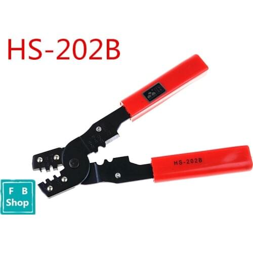 Free shipping HS-202B Multifunctional line pressing clamp the cold press clamp wiring terminal cutters crimping pliers