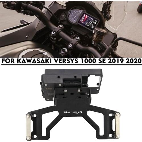Motorcycle accessories VERSYS 1000 / SE GPS mobile phone navigation bracket, phone board support for Kawasaki versys 1000 19-20