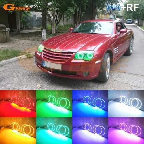 For Chrysler Crossfire 2004 2005 2006 2007 2008 RF remote Bluetooth APP Multi-Color Ultra bright RGB LED Angel Eyes kit