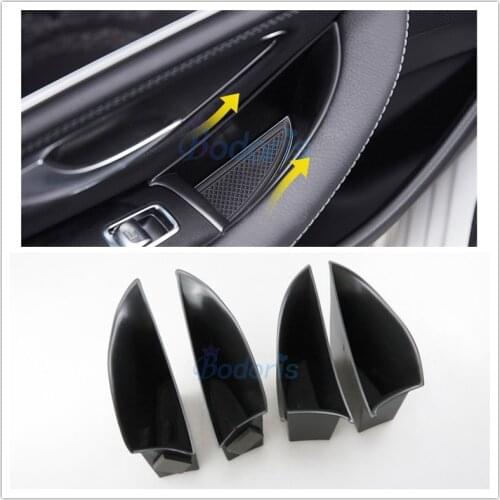 For Mercedes Benz AMG E Class 2016 2017 2018 W213 E200 E300 E400 Car Organizer Door Armrest Storage Box Container Accessories