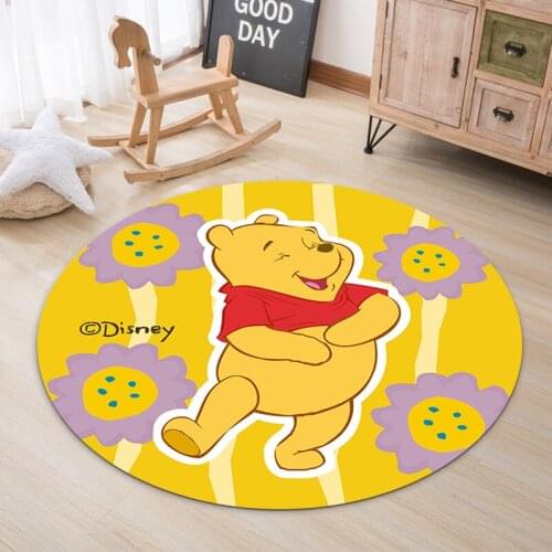 Disney Cartoon Winnie the Pooh Door Mat Kids Boys Girls Game Mat Bedroom Kitchen Carpet Indoor Bathroom Mat Decorate Room