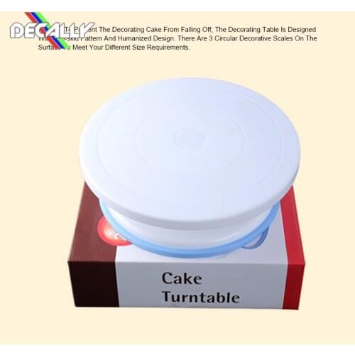 DIY Cake Rotary Table Bakeware Cake Rotating Round Cake Decorating Tools Rotary Table Pastry Accessories Cake Stand