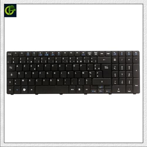 French Keyboard For Acer Gateway ZQ2, ZR7, ZYB P5WE0 Black FR AZERTY Keyboard