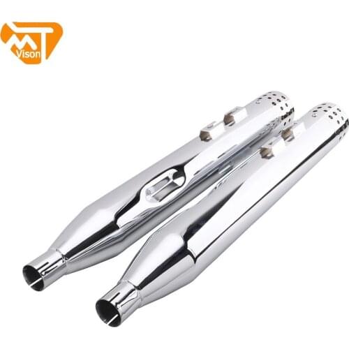 Motorcycle Exhaust Pipe Muffler Slip-On For Harley Touring Bagger Models Dresser Road King Electra Glide Street Glide 1995-2016