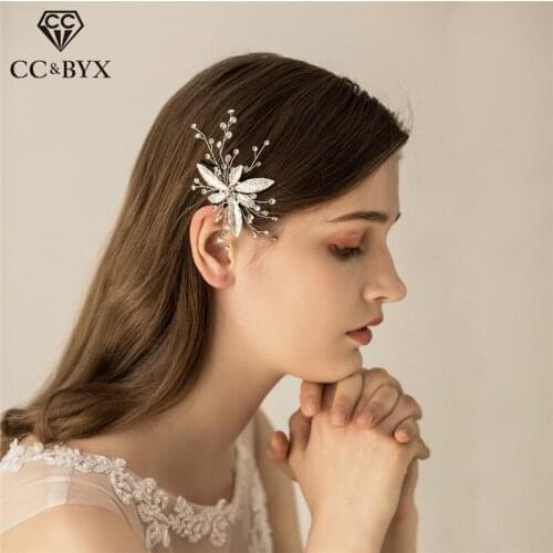 CC Hair Combs Hairpins Vintage Shine Party Wedding Accessories For Girls Bridal Seaside Beach High Quality 100% Handmade 2734