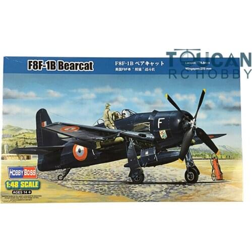 Trumpeter 80357 1/48 US F8F-1B Bearcat Fighter Bomber Aircraft Airplane Model TH05897-SMT6