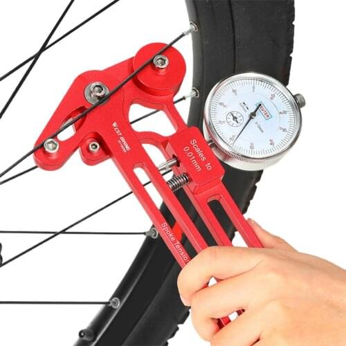 Bicycle Spoke Tension Meter Aluminum Alloy Wheel Spokes Checker Mechanical High Precision Bike Wheel Builders Tool For Cycling