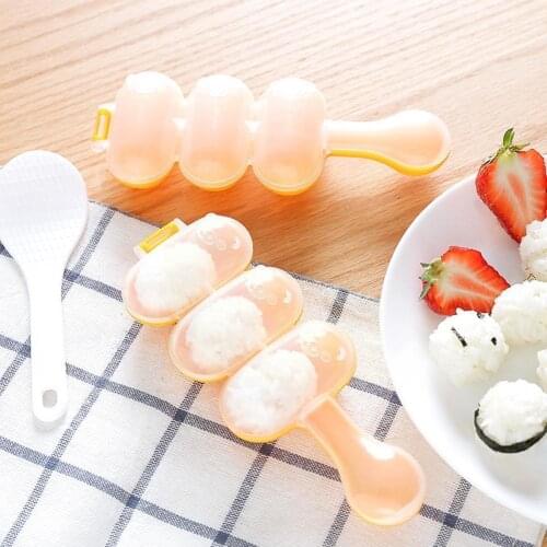 Creativity Rice Ball Molds Sushi Mold Making Tools Diy Onigiri Mold Bento Rice Accessories Sushi Maker Maker Accessories Ki O0R5