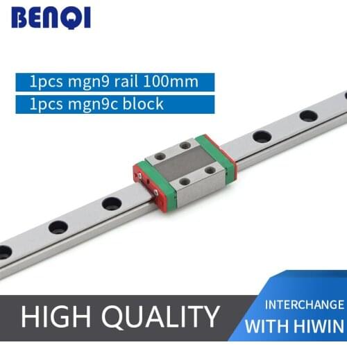 Shanghai BENQI linear rail MGN9 L100mm+ linear block MGN9C