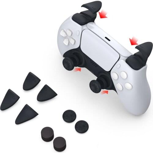 8 in 1 Thumbsticks Cap PS5 Gamepad Kit Game Accessories DIY L1 R1 L2 R2 Buttons for PS5 Controller