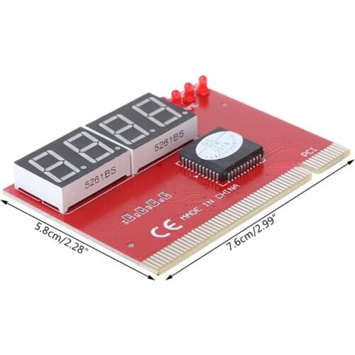 New Computer PCI POST Card Motherboard LED 4-Digit Diagnostic Test PC Analyzer