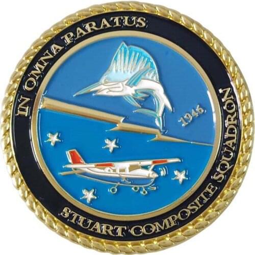 Manufacturer custom aircraft logo paint coins wholesale military coins
