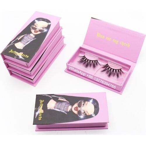 Bad Girl Dolls Eyelash Packaging 100% Eyelashes Handmade Natural Reusable Mink Eyelashes Custom Lashbox With Your Logo