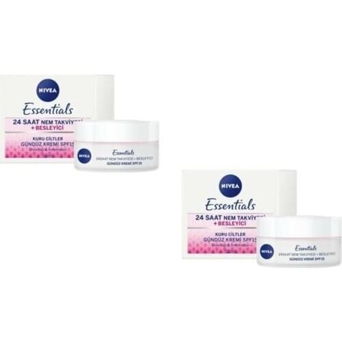 Nivea Essentials Daily Moisturizing Cream 50 ml Dry/sensitive Skin 2li