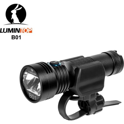 Lumintop bike light B01with USB rechargeable anti-glare design Support 21700/18650 bicycle headlight 850Lumens 210M distanc