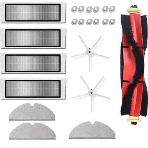For XiaoMi Roborock S5 Max S50 S51 S55 S6 S6 Pure Accessories Vacuum Cleaner Parts HEPA Filter Main Brush Side Brush