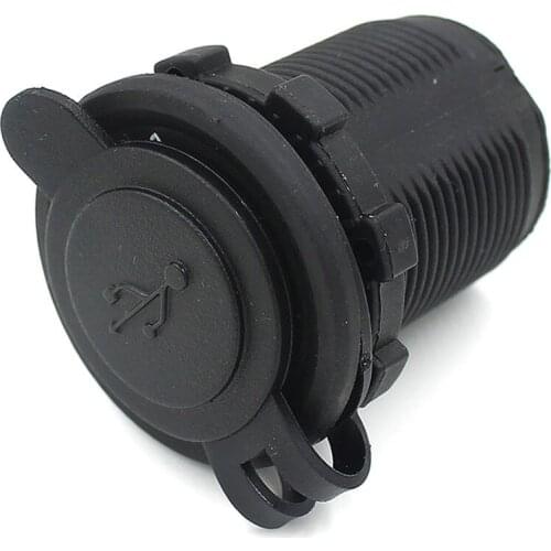 Dual USB Motorcycle Lighter Socket Charger Power Adapter Outlet