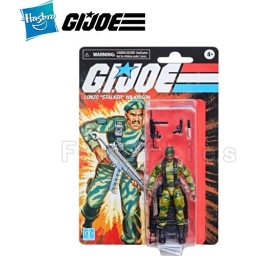 1/18 Hasbro G.I.JOE 3.75inches Action Figure Retro Lonzo Stalker Wilkinson Anime Collection Movie Model For Gift Free Shipping