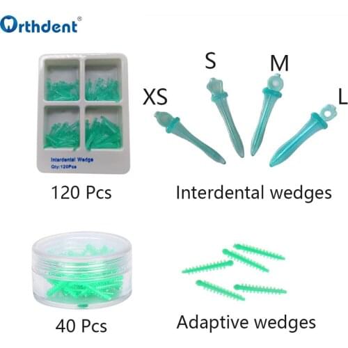 1 Box Dental Interdental Wedges Dentistry Adaptive Wedge Autoclave Medical Silicone Sectional Matrix System Dentist Materials