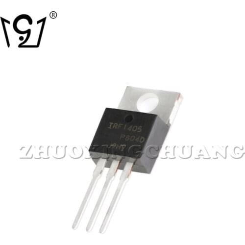 10PCS IRF1405PBF TO-220 55V/169A IRF1405 MOSFET IC chip
