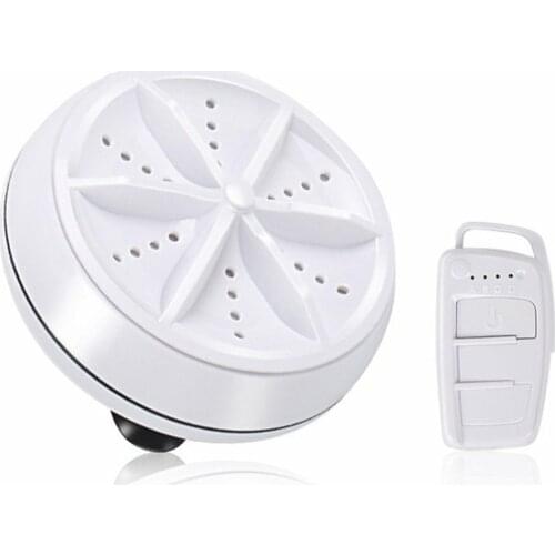 2 in 1 Ultrasonic Turbo Washing Machine Portable Travel Washer Air Bubble And Rotating Mini Ultrasonic Washing Machine