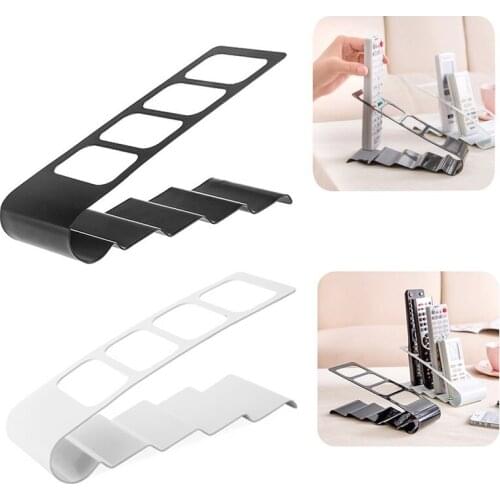 4 Fram Spice Holder Rack Remote Control Storage Practical Mobile Phone Holder Stand Iron Organizer Case Room Desktop Rack