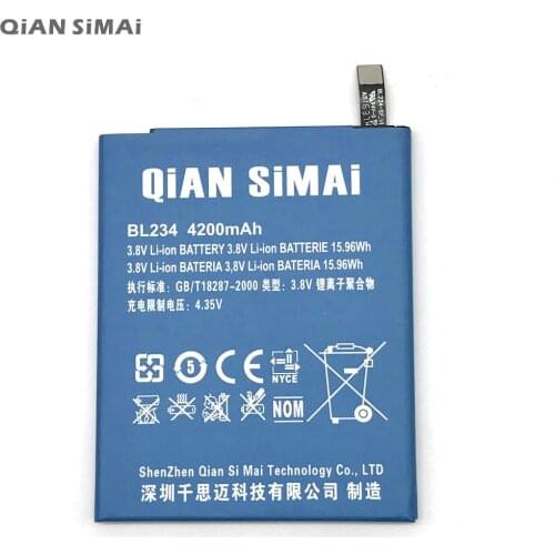 QiAN SiMAi High Quality 4200mAh Battery For Lenovo P70-a P70a Mobile Phone + Tracking Code