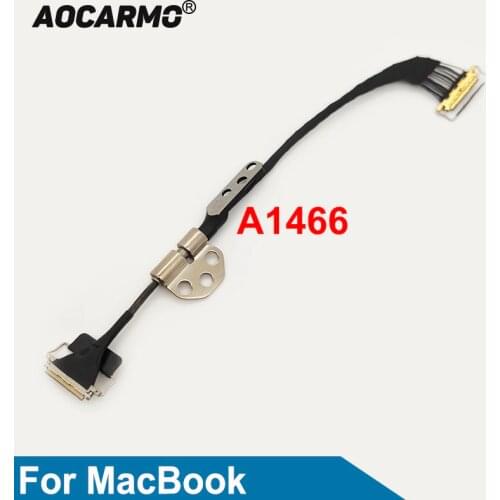 Aocarmo For Macbook Air 13.3" A1466 A1369 LCD Display Screen Flex Cable w/Hinge 2010 2011 2012 2013 2014 2015
