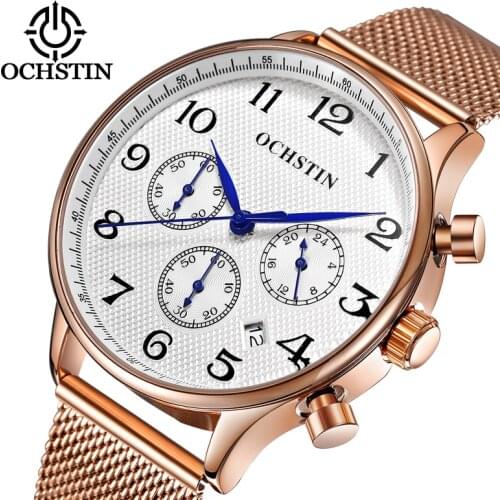 OCHSTIN Mens Watches 2019 Casual Sports Quartz Wrist Brand Luxury Tactical Waterproof Clock Unisex Military Gifts For