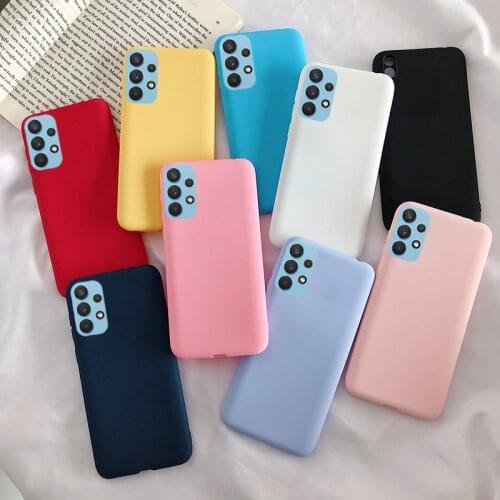 Case for Samsung Galaxy A32 4G 6.4 Inch Cover Thin Matte Soft No Fingerprint Protective Shell SM-A325FLVDSKZ A325f Case A32